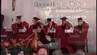 Discurso de Carlos Abascal de aceptación del Doctorado Honoris Causa