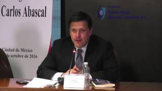 Presentación de la Biografía de Carlos Abascal en el Senado de la República
